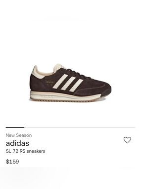 adidas SL 72 RS brown/ivory women’s 7.5, Men’s 6.5